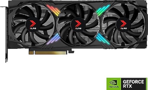 Pny RTX 4060 TI XLR8 Gaming VERTO RGB VCG4060T8TFXXPB1 128 Bit GDDR6 8 GB Ekran Kartı