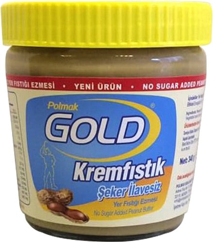 Polmak Gold Şeker İlavesiz Yer Fıstığı Ezmesi 340 gr