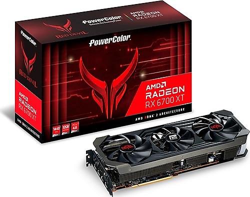 PowerColor RX 6700 XT Red Devil 12GBD6-3DHE/OC 192 Bit GDDR6 12 GB Ekran Kartı
