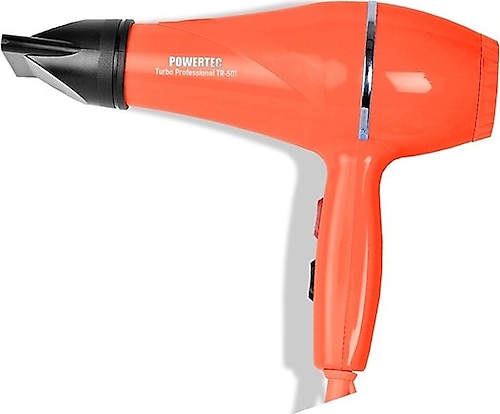 Powertec TR-501 Turbo Profesyonel 1900 W Fön Makinesi Turuncu