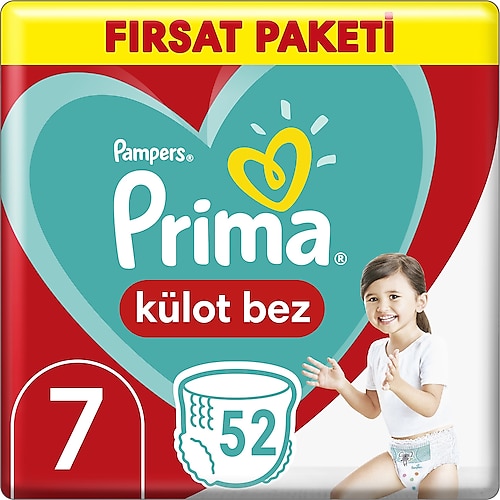 Prima Pants 7 Numara XX Large 52'li Külot Bez