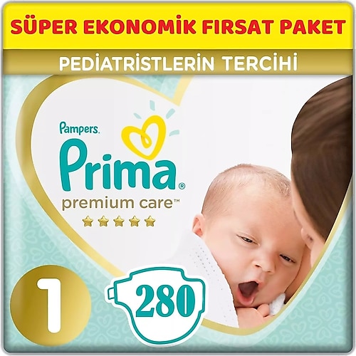 Prima Premium Care 1 Numara Yenidoğan 280'li Bebek Bezi