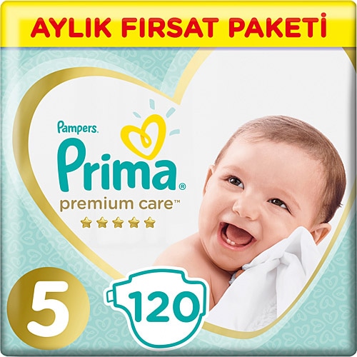 Prima Premium Care 5 Numara Junior 120'li Bebek Bezi