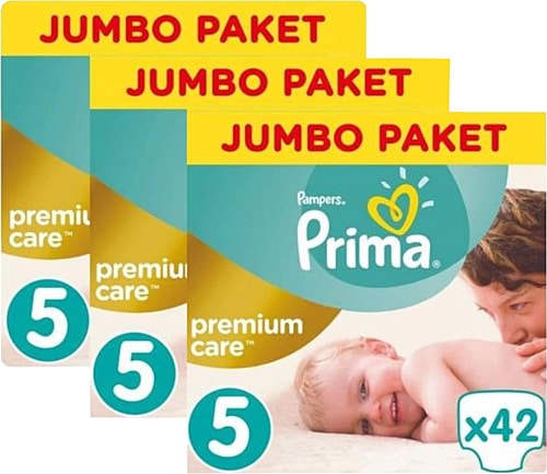 Prima Premium Care 5 Numara Junior 126'lı Bebek Bezi