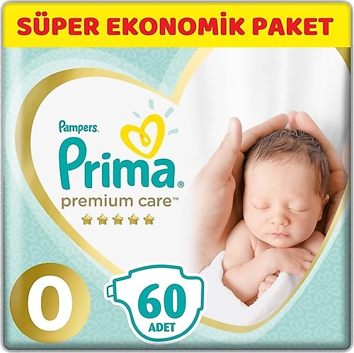 Prima Premium Care Prematüre 60'lı Bebek Bezi