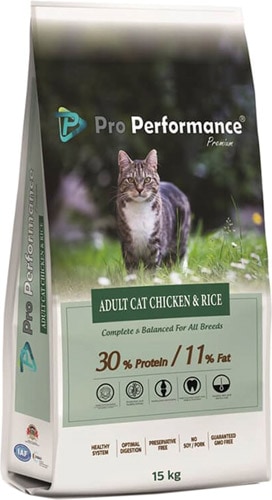 Pro Performance Tavuk Etli ve Pirinçli 15 kg Yetişkin Kedi Maması