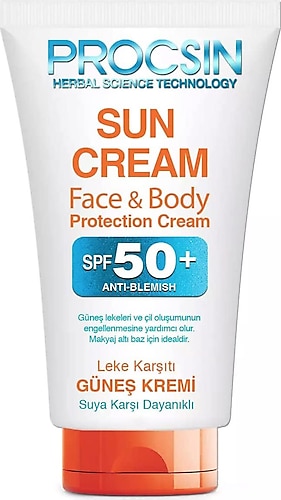 Procsin Leke Karşıtı 50 Faktör Güneş Kremi 50 ml