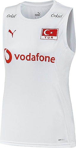 Puma 706395-01 Kadın Beyaz Türkiye Voleybol Milli Takım Forması