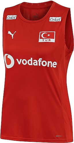 Puma 706395-02 Kadın Kırmızı Türkiye Voleybol Milli Takım Forması