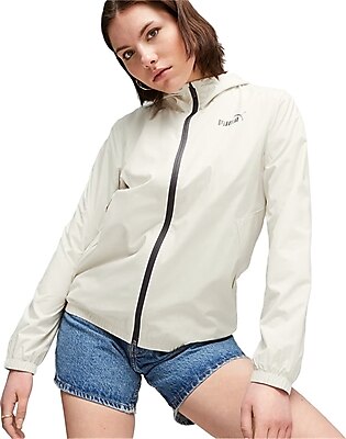 Puma Essentials Solid Windbreaker Kadın Rüzgarlık Bej