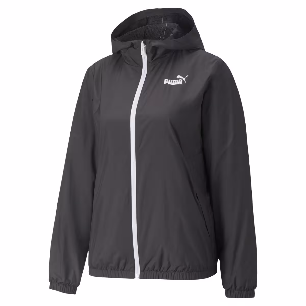 Puma Kadın / Kız Spor Yağmurluk & Rüzgarlık - ESS Solid Windbreaker Puma Black - 84749401