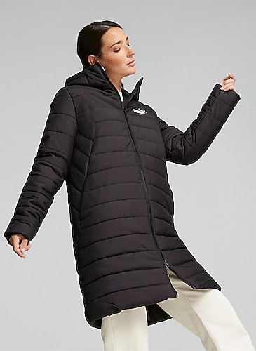 Puma Siyah Kadın Fermuarlı Mont ESS Padded Coat