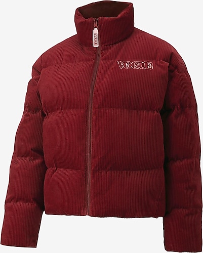 Puma X Vogue Puffer 536696-22 Bordo Kadın Şişme Mont