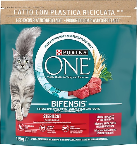 Purina One Sığır Etli 1.5 kg Kısırlaştırılmış Yetişkin Kedi Maması