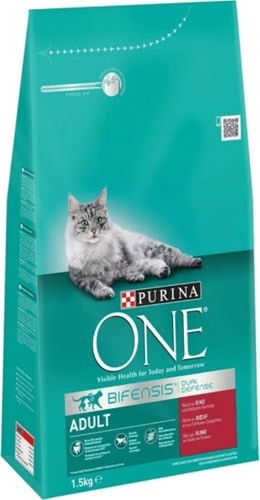 Purina One Sığır Etli 1.5 kg Yetişkin Kedi Maması