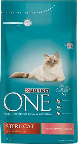 Purina One Steril 1.5 kg Somonlu Kısırlaştırılmış Yetişkin Kuru Kedi Maması