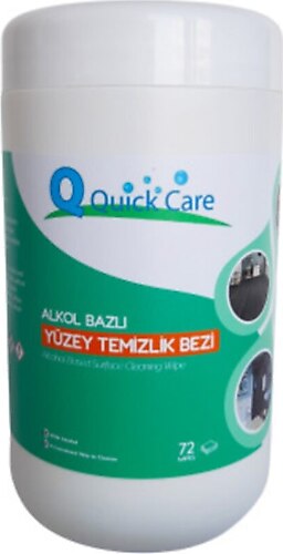 Quick Care 72'li Islak Yüzey Temizlik Bezi