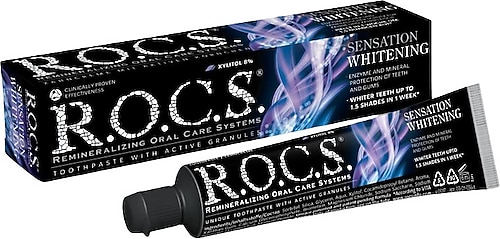 R.O.C.S. Sensation Whitening Beyazlatıcı Florürsüz Diş Macunu 60 ml