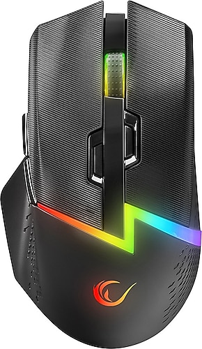 Rampage Drop M3 RGB Şarjlı Ergonomik Optik Kablolu/Kablosuz Oyuncu Mouse