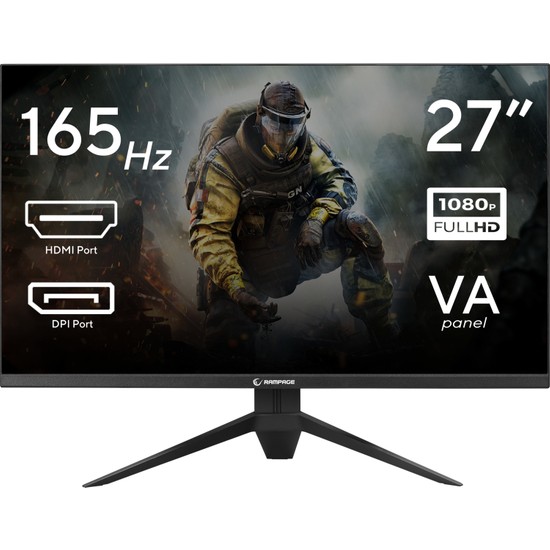 Rampage Eagle EG27R165 27" 1 ms Full HD FreeSync Oyuncu Monitörü