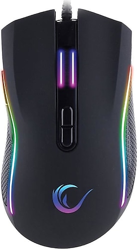 Rampage SMX-R44 RGB Makrolu Ergonomik Optik Kablolu Oyuncu Mouse