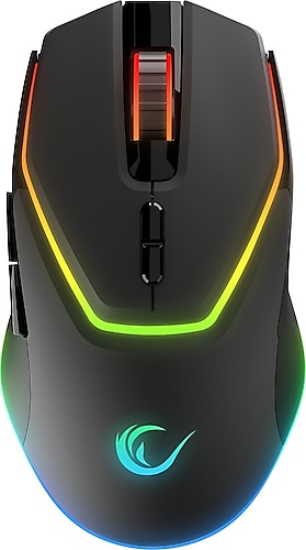 Rampage Vortex M1 RGB Şarjlı Ergonomik Optik Kablosuz Oyuncu Mouse