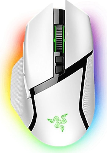 Razer Basilisk V3 Pro RZ01-04620200-R3G1 Beyaz RGB Optik Kablolu/Kablosuz Oyuncu Mouse