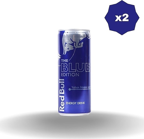 Red Bull Blue Edition Yaban Mersini Enerji İçeceği 250 ml 2'li