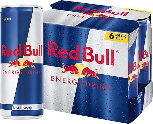 Red Bull Enerji İçeceği 250 ml 6'lı