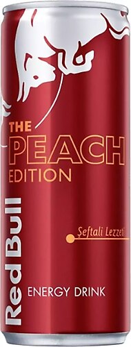 Red Bull Peach Edition Şeftali Enerji İçeceği 250 ml 4'lü