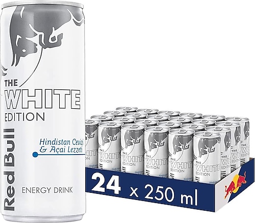 Red Bull White Edition Hindistan Cevizi & Açai Enerji İçeceği 24x250 ml