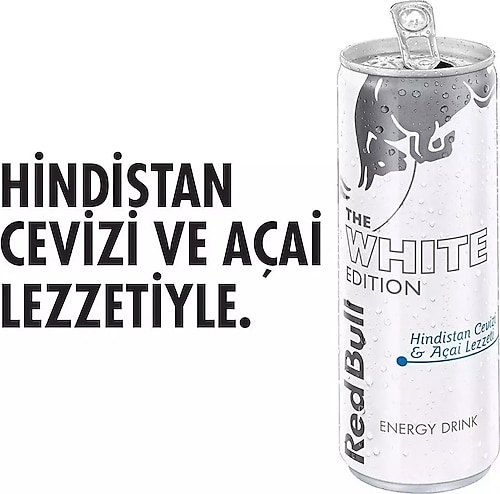 Red Bull White Edition Hindistan Cevizi & Açai Enerji İçeceği 250 ml 6'lı