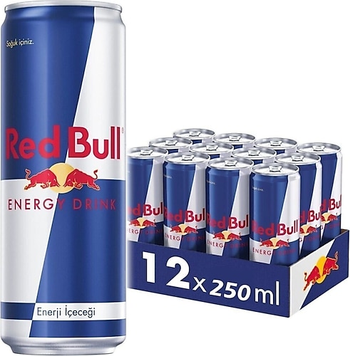 Redbull Enerji İçeceği 250 Ml Original x 12 Adet
