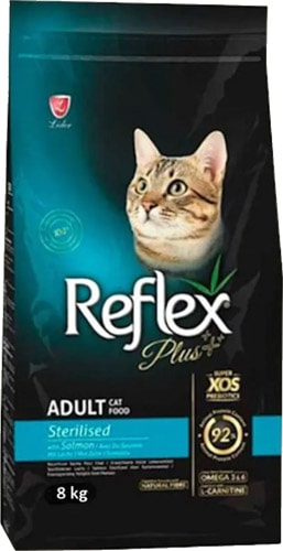 Reflex Plus Somonlu 8 kg Kısırlaştırılmış Yetişkin Kedi Maması