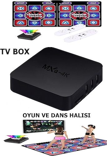 Reidan Android Wife Tv Box Medya Oynatıcı 4k Dans Matı Halısı Hediye Oyun Dans Oyunu Hdm