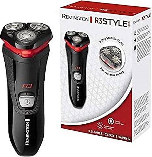 Remington Elektrikli Tıraş Makinesi R3 (Kuru Tıraş Makinesi, Kablolu Kullanım, Konforlu Detay Düzel - Renkli