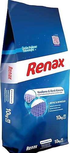Renax Beyazlar ve Renkliler için Toz Deterjan 10 kg