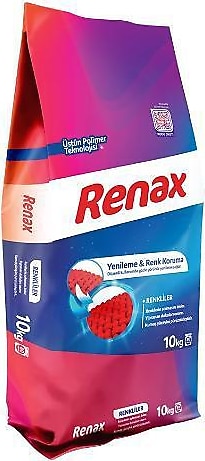 Renax Renkliler için 10 kg Toz Deterjan