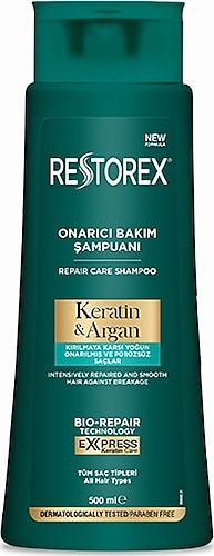 Restorex Keratin & Argan Şampuan 500 ml