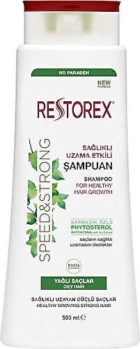 Restorex Sağlıklı Uzama Etkili Yağlı Saçlar için Şampuan 500 ml