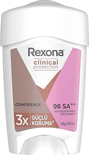 Rexona Clinical Protection Confidence 3x Güçlü Koruma Stick Deodorant 45 ml
