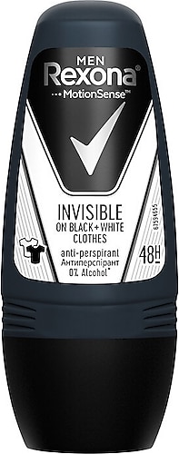 Rexona Invisible Black & White Erkek Roll-On 50 ml
