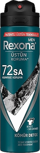 Rexona Kömür Detox Üstün Koruma Erkek Deodorant 150 ml