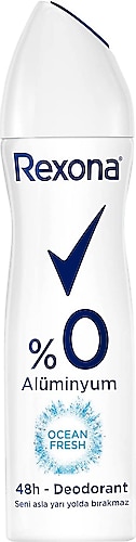 Rexona Ocean Fresh %0 Alüminyum Kadın Deodorant 150 ml