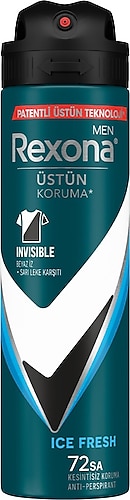 Rexona Üstün Koruma Invisible Ice Fresh Erkek Deodorant 150 ml