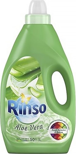 Rinso Aloe Vera Renkliler için Sıvı Deterjan 50 Yıkama 3 lt 6'lı