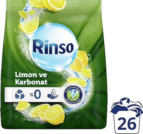 Rinso Matik Limon ve Karbonat 4 kg Toz Çamaşır Deterjanı