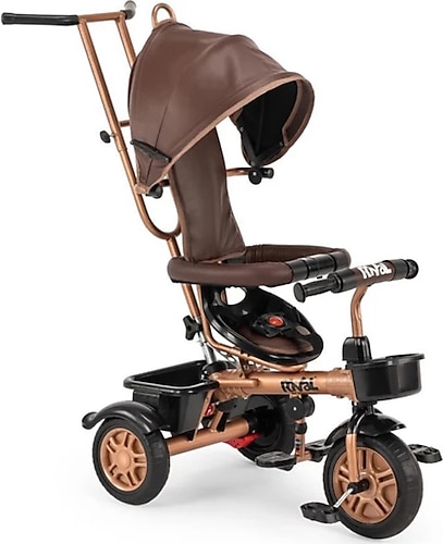 Rival RV501 Gold Hiper Bike Ebeveyn Kontrollü Kahverengi 3 Tekerlekli Bisiklet