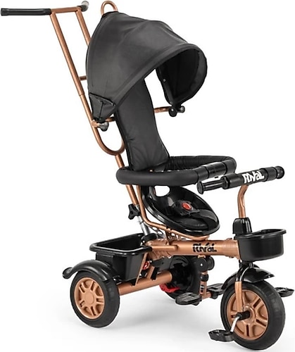 Rival RV501 Gold Hiper Bike Ebeveyn Kontrollü Siyah 3 Tekerlekli Bisiklet