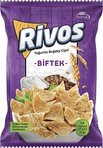 Rivos Biftekli Buğday Cipsi 56 gr
